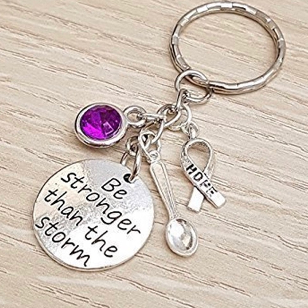 Autoimmune awareness keychain